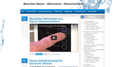 Desktop Screenshot of aktivwasser.info